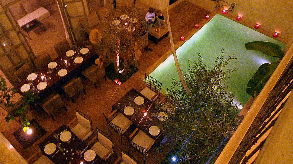 Gala-Dinner Rooftop Riad Marrakesch